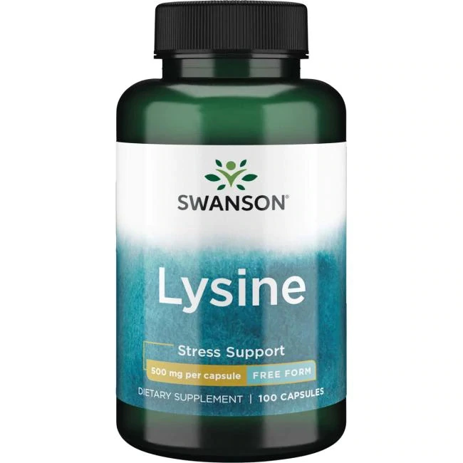 Swanson - Lysine 500 mg 100 капсул.